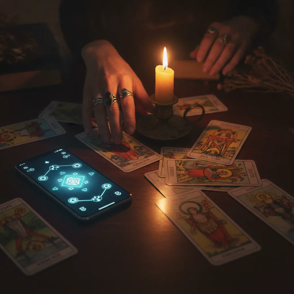 Tirage tarot humain vs automatisé, ce que perd l'algo - tirage tarot humain vs automatise